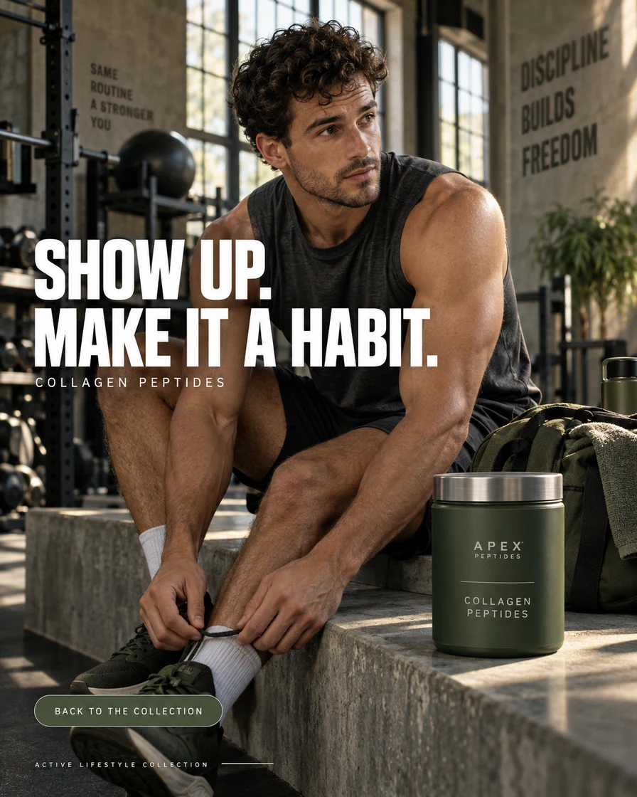 Collagen Peptides: Show up. Make it a habit.