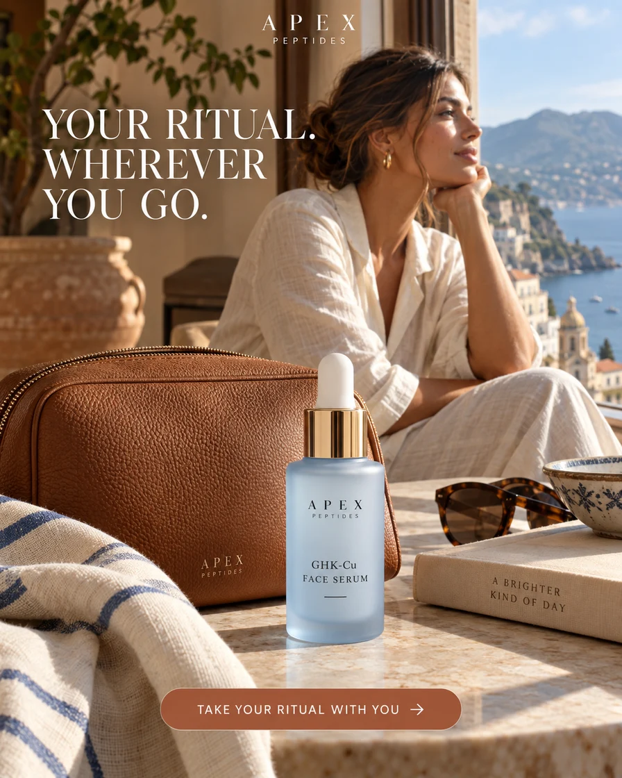 GHK-Cu: Your ritual. Wherever you go.